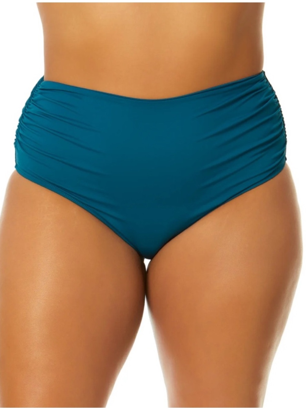 Anne Cole Convertible High Waist Shirred Swim Bottom Size 24W